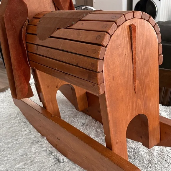 Wooden Elephant Rocking Toy - Picture 9 of 15